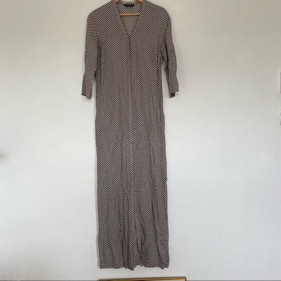 Maison Scotch Scotch & Soda black maxi button down dress - Picture 2 of 12